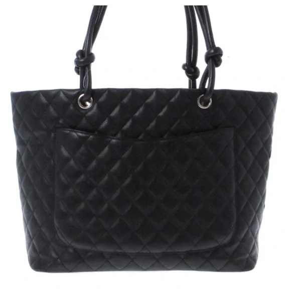 CHANEL Cambon CC large Caviar shopping tote - Picture 3 of 11